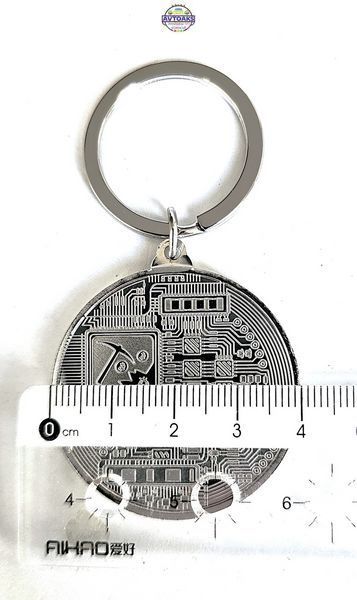 Купить Брелок Bitcoin (Биткоин) металлический 2211359260 в интернет-магазине Avtoaks