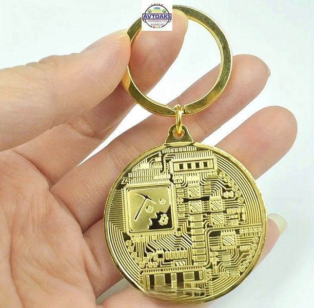 Купить Брелок Bitcoin (Биткоин) металлический 2211359260 в интернет-магазине Avtoaks