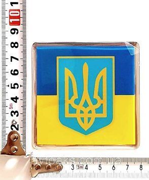 Купити Наліпка прапор з гербом силіконова 875187842 в інтернет-магазині Avtoaks