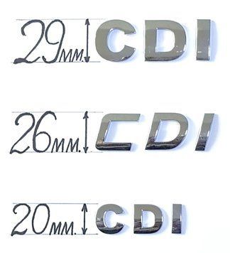 Купити Напис "CDI" літерами хром 1313869731 в інтернет-магазині Avtoaks