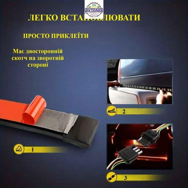 Купить Светодиодная лента дополнительный свет на багажник авто 122.5 см 108 LED 5в1 3028082504 в интернет-магазине Avtoaks