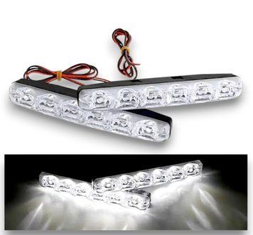 Купить LED дневные ходовые огни 6 диодов 12V (2 шт) универсальные 3030072701 в интернет-магазине Avtoaks