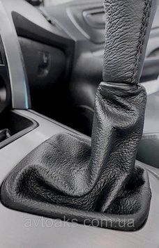 Купить Кожаный чехол КПП без рамки и ручки Hyundai Tucson 2004-13 гг. (первый кузов) 1754465293 в интернет-магазине Avtoaks