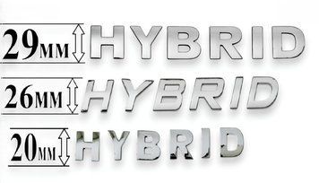 Купити Напис "HYBRID" літерами хром 1333111295 в інтернет-магазині Avtoaks