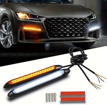 Купить LED ДХО 12V с динамическим поворотником 15.5 см 2839013156 в интернет-магазине Avtoaks