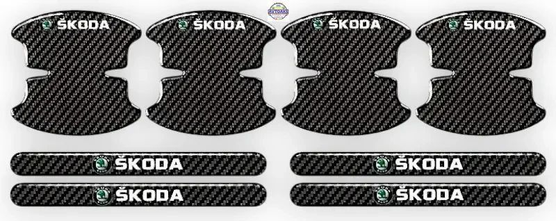 Купити Силіконові захисні наклейки "SKODA" 2800834169 в інтернет-магазині Avtoaks