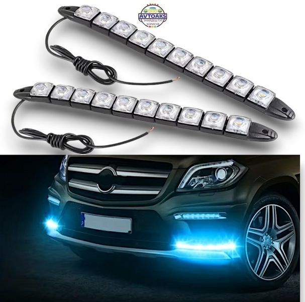 Купить Гибкая LED ДХО голубой свет 6 SMD 5050 2 шт 2884000488 в интернет-магазине Avtoaks