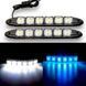 Гибкая LED ДХО голубой свет 6 SMD 5050 2 шт 2884000488 фото 7