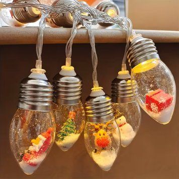 Купити LED-гірлянди у вигляді лампочок 200 см 10 шт. 2815905945 в інтернет-магазині Avtoaks