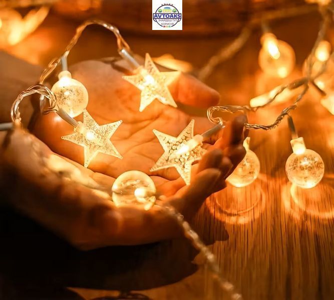 Купити LED-гірлянда "Зоряні Бульбашки" 150 см 10 шт з батарейками 2816395725 в інтернет-магазині Avtoaks