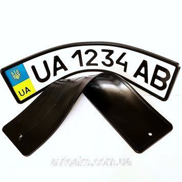 Купить Рамка номера силиконовая 1631848795 в интернет-магазине Avtoaks