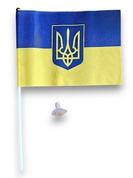 Купить Флажок Украины на присоске 1443344071 в интернет-магазине Avtoaks